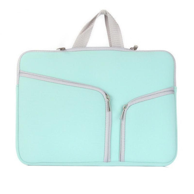 Handtasche mit doppelter Reißverschlusstasche und Laptopfach für MacBook Air 13 Zoll