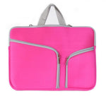 Handtasche mit doppelter Reißverschlusstasche und Laptopfach für MacBook Air 13 Zoll