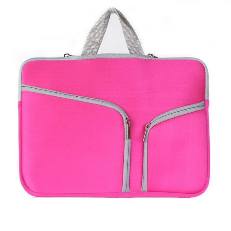 Handtasche mit doppelter Reißverschlusstasche und Laptopfach für MacBook Air 13 Zoll