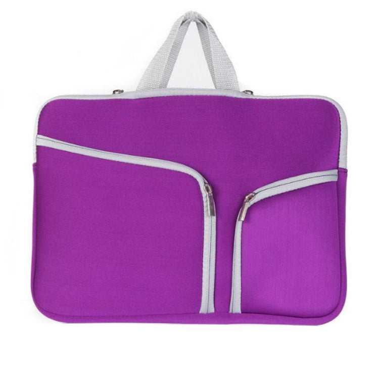 Handtasche mit doppelter Reißverschlusstasche und Laptopfach für MacBook Air 13 Zoll