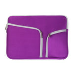 Handtasche mit doppelter Reißverschlusstasche und Laptopfach für MacBook Air 13 Zoll