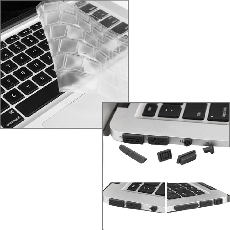 ENKAY für Macbook Air 11,6 Zoll (US-Version) / A1370 / A1465 Hat-Prince 3 in 1 Matt Hartschalen-Kunststoffschutzhülle mit Tastaturschutz & Staubschutz für Anschlüsse