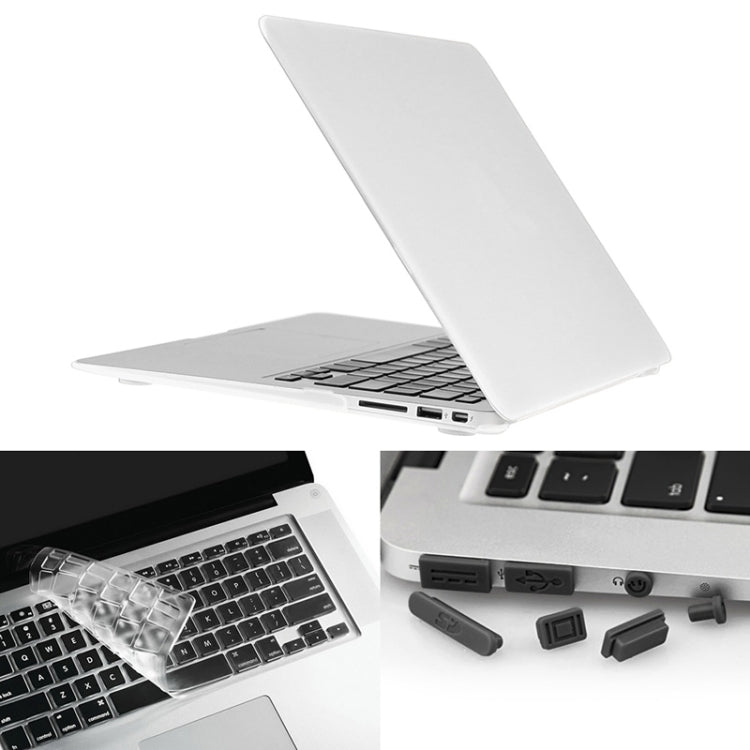 ENKAY für Macbook Air 11,6 Zoll (US-Version) / A1370 / A1465 Hat-Prince 3 in 1 Matt Hartschalen-Kunststoffschutzhülle mit Tastaturschutz & Staubschutz für Anschlüsse