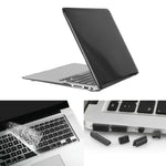ENKAY für Macbook Air 13,3 Zoll (US-Version) / A1369 / A1466 Hat-Prince 3 in 1 Kristall Hartschalen-Kunststoffschutzhülle mit Tastaturschutz & Staubschutz für Anschlüsse