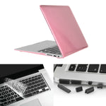 ENKAY für Macbook Air 13,3 Zoll (US-Version) / A1369 / A1466 Hat-Prince 3 in 1 Kristall Hartschalen-Kunststoffschutzhülle mit Tastaturschutz & Staubschutz für Anschlüsse