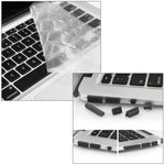 ENKAY für Macbook Air 13,3 Zoll (US-Version) / A1369 / A1466 Hat-Prince 3 in 1 Kristall Hartschalen-Kunststoffschutzhülle mit Tastaturschutz & Staubschutz für Anschlüsse
