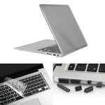 ENKAY für Macbook Air 13,3 Zoll (US-Version) / A1369 / A1466 Hat-Prince 3 in 1 Kristall Hartschalen-Kunststoffschutzhülle mit Tastaturschutz & Staubschutz für Anschlüsse