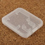 100 Stück transparente Aufbewahrungsboxen aus Kunststoff für SD-Karten + Micro-SD-Karten (TF-Karten), SD+TF-Karten