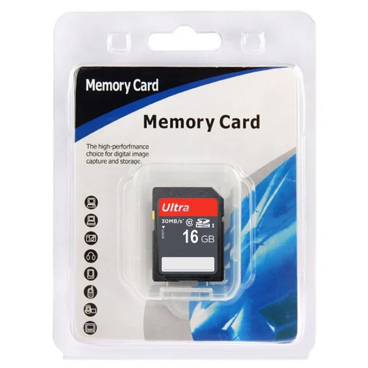 16 GB ultraschnelle SDHC-Kameraspeicherkarte der Klasse 10 (100 % tatsächliche Kapazität), 16 GB