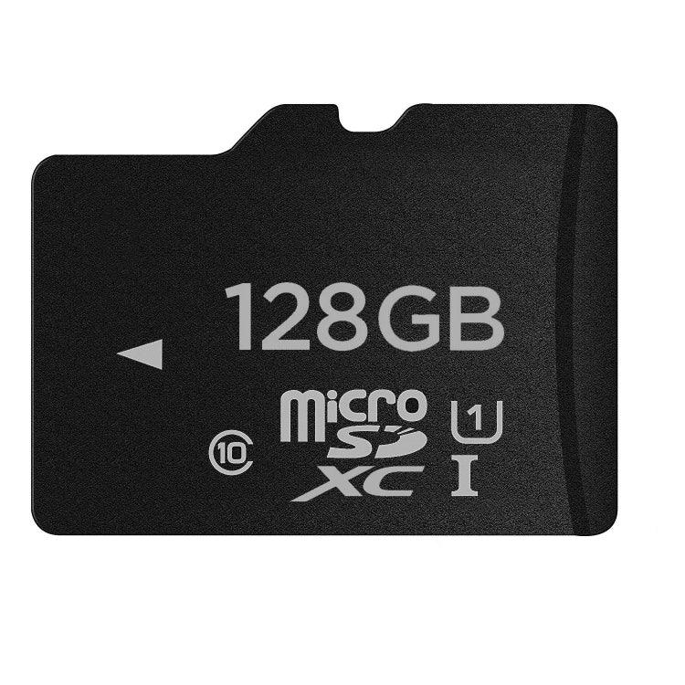 128 GB High-Speed-Micro-SD(TF)-Speicherkarte der Klasse 10 aus Taiwan, Schreibgeschwindigkeit: 8 MB/s, Lesegeschwindigkeit: 12 MB/s (100 % der tatsächlichen Kapazität), 128 GB ungeschützte Speicherkarte