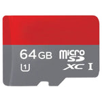 64 GB High-Speed ​​Class 10 TF/Micro SDHC UHS-1(U1) Speicherkarte, Schreibgeschwindigkeit: 15 MB/s, Lesegeschwindigkeit: 30 MB/s (100 % der tatsächlichen Kapazität), 64 GB