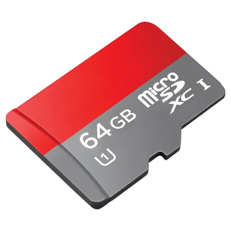 64 GB High-Speed ​​Class 10 TF/Micro SDHC UHS-1(U1) Speicherkarte, Schreibgeschwindigkeit: 15 MB/s, Lesegeschwindigkeit: 30 MB/s (100 % der tatsächlichen Kapazität), 64 GB