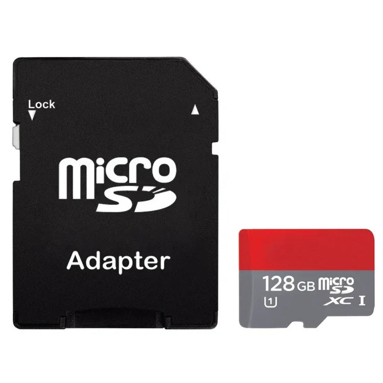 128 GB High-Speed ​​Class 10 TF/Micro SDHC UHS-1(U1) Speicherkarte, Schreibgeschwindigkeit: 15 MB/s, Lesegeschwindigkeit: 30 MB/s (100 % der tatsächlichen Kapazität), 128 GB