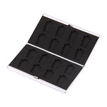 16-in-1-Speicherkarten-Schutzhülle für 16 TF-Karten (8 TF + 8 TF), Silber