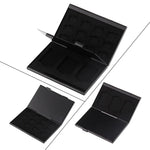 15-in-1-Schutzhülle aus Aluminiumlegierung für 3 SD- und 12 TF-Karten, Schwarz