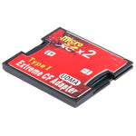 2-Steckplatz-Micro-SD-zu-CF-Compact-Flash-Speicherkartenadapter, 2-Steckplatz