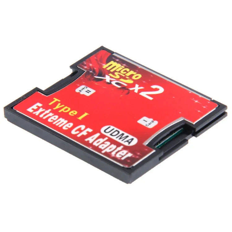 2-Steckplatz-Micro-SD-zu-CF-Compact-Flash-Speicherkartenadapter, 2-Steckplatz