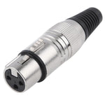 3-poliger XLR Buchse Mikrofonstecker Adapter, Buchse