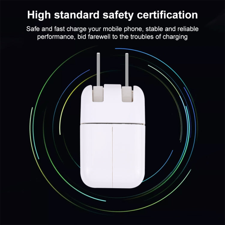 10W USB-Ladeadapter mit klappbarem Stecker, US-Stecker, US-Stecker