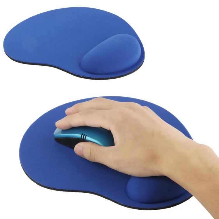 2 Stück Stoff-Gel-Handgelenkauflage für Mauspads, Stoffgel, Fußform, fußförmiges Stoffgel