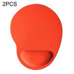 2 Stück Stoff-Gel-Handgelenkauflage für Mauspads, Stoffgel, Fußform, fußförmiges Stoffgel
