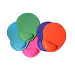 2 Stück Stoff-Gel-Handgelenkauflage für Mauspads, Stoffgel, Fußform, fußförmiges Stoffgel