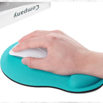 2 Stück Stoff-Gel-Handgelenkauflage für Mauspads, Stoffgel, Fußform, fußförmiges Stoffgel