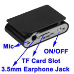 TF / Micro SD-Kartensteckplatz MP3-Player mit LCD-Bildschirm, Metallclip, mit LCD-Bildschirm