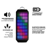 YM-339 2 x 5W Bluetooth-Lautsprecher mit LED-Lichtern, unterstützt TF-Karte