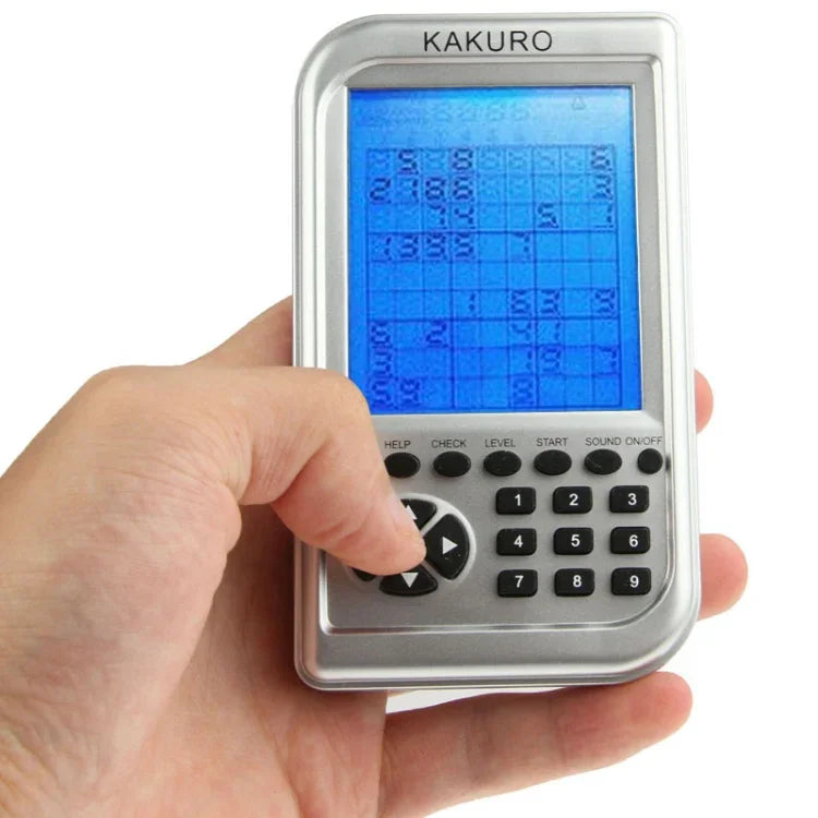 Elektronisches Kakuro-Spiel mit großem Bildschirm (5 x 5), Sudoku-Spielautomat „Neun Paläste“