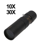 10-30 x 25mm Teleskop-Monokular für Rucksackreisen / Wandern, 10-30x25