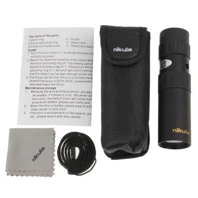 10-30 x 25mm Teleskop-Monokular für Rucksackreisen / Wandern, 10-30x25