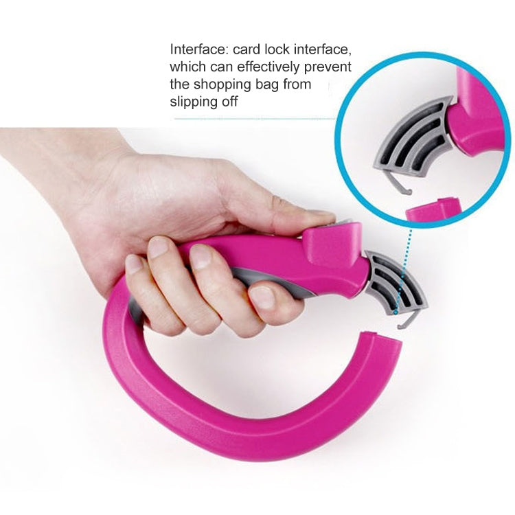 One Trip Grip Einkaufstaschenhalter mit Griff, einfacher Träger (zufällige Farbauswahl), einfacher Träger