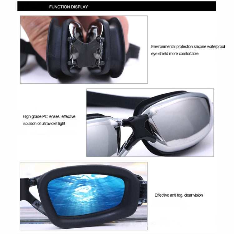 Professionelle Schwimmbrille, ZHANYA2588 (Pink), ZHANYA2588 (Schwarz), ZHANYA2588 (Blau)