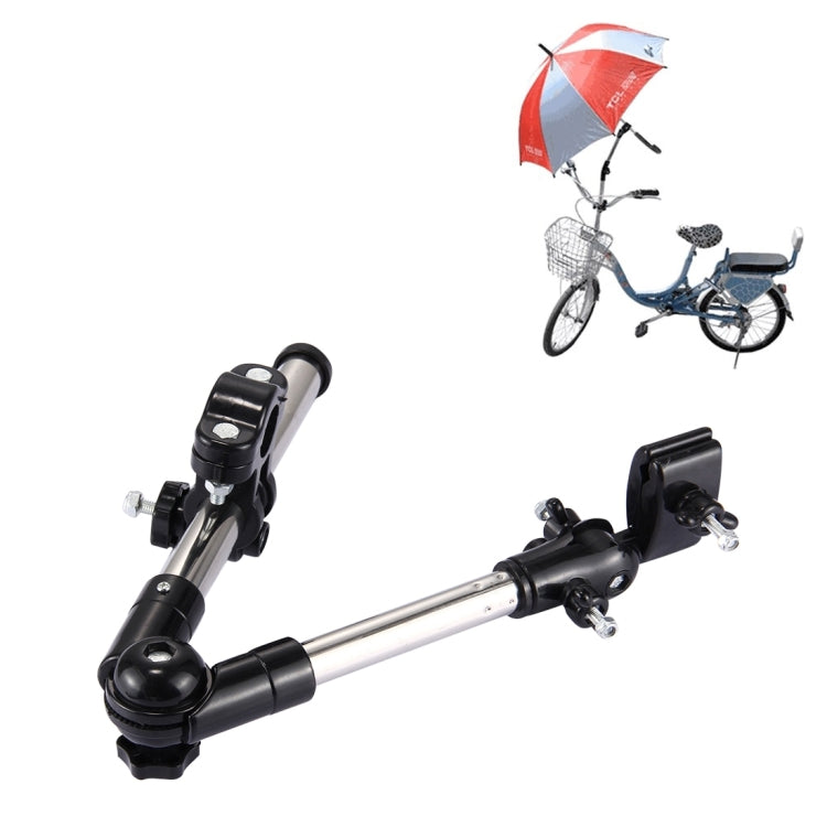 Universelle faltbare verstellbare Edelstahl Fahrrad-Regenschirmhalterung, winkelverstellbare Montagehalterung für Fahrrad und Motorrad