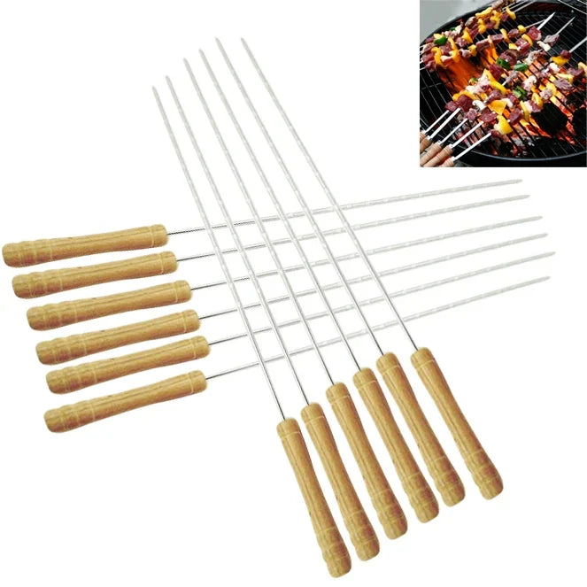 12 Stk. Outdoor-Camping-Grillspieße, Länge: 30cm