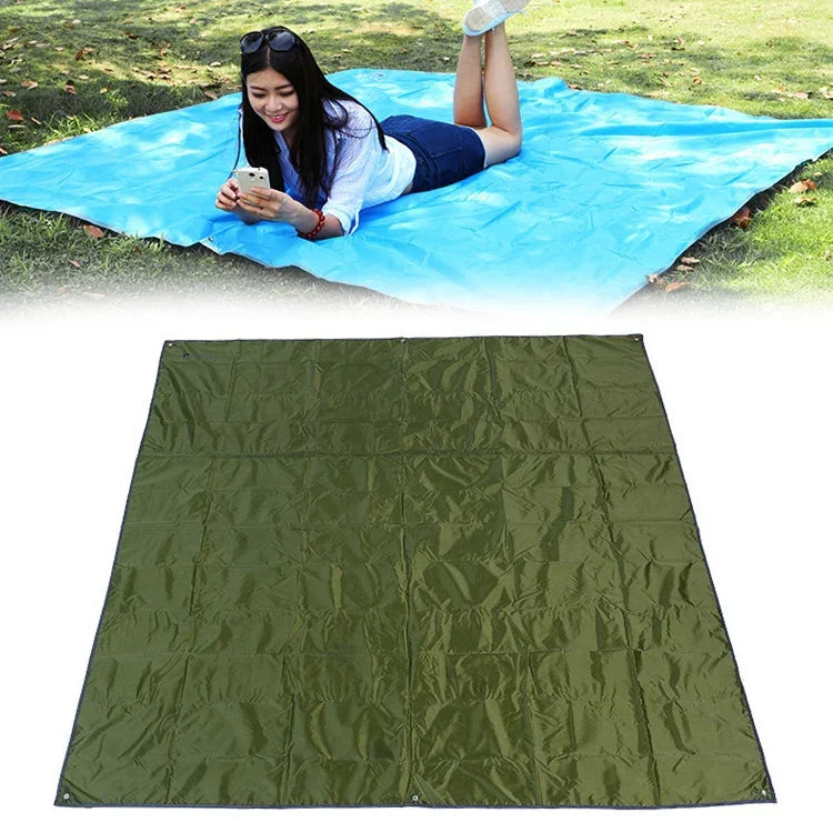 Wasserdichtes Oxford-Tuch 420D Oxford-Material Camping Picknick Strandzelt Dachplane (Größe: 215x215cm), 215x215cm Armeegrün, 215x215cm Grau, 215x215cm Blau, 215x215cm Orange