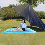 Wasserdichtes Oxford-Tuch 420D Oxford-Material Camping Picknick Strandzelt Dachplane (Größe: 215x215cm), 215x215cm Armeegrün, 215x215cm Grau, 215x215cm Blau, 215x215cm Orange