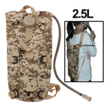 2.5L Duffle Nylon Trinkrucksack mit Schlauch / Trinkblase, 2.5L