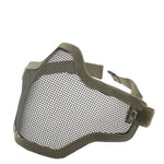 Halbgesichts-Netzmaske mit elastischem Band, Netzmaske (Armeegrün), Halbgesichts-Netzmaske (Schwarz), Netzmaske (Braun)