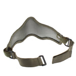 Halbgesichts-Netzmaske mit elastischem Band, Netzmaske (Armeegrün), Halbgesichts-Netzmaske (Schwarz), Netzmaske (Braun)