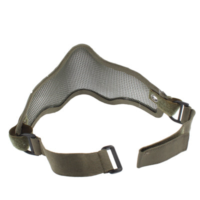 Halbgesichts-Netzmaske mit elastischem Band, Netzmaske (Armeegrün), Halbgesichts-Netzmaske (Schwarz), Netzmaske (Braun)