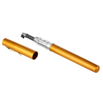 Pen Style Fishing Rod, Circle Pulley Gold, Flywheel Silver, Flywheel Gold