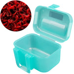 Plastik Lebendiger Tauwurm Angelgerät Box Insekten Garnelen Köderbox, Insekten Garnelen Köderbox