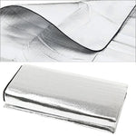 7 mm dicke, doppelte Aluminium-Feuchtigkeitsunterlage / Camping-Isomatte, Größe: 200 cm x 200 cm, 200 cm x 200 cm Aluminiumfolie