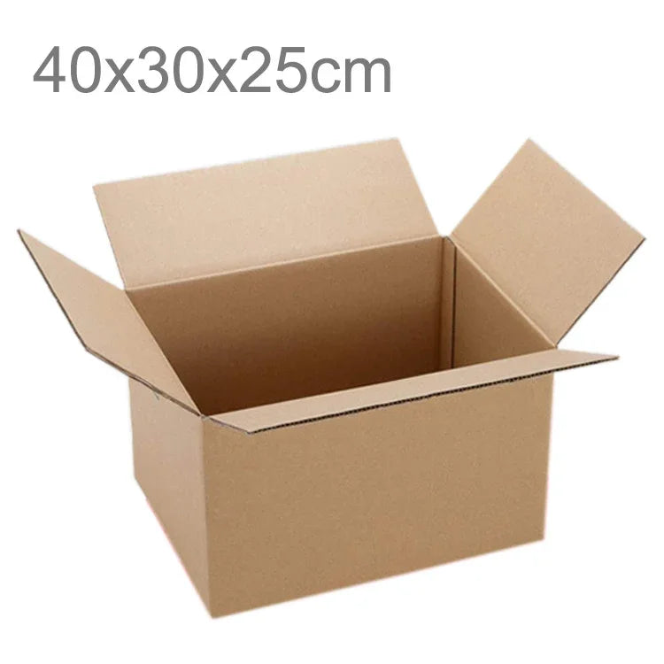 Versand-, Verpackungs- und Umzugskartons aus Kraftpapier, Größe: 40x30x25cm, 40x30x25cm