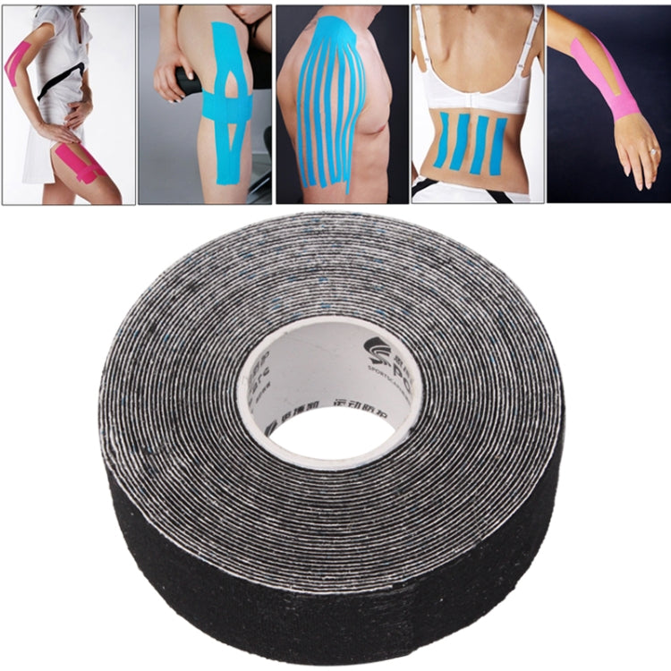 Wasserdichtes Kinesiologie Tape Sport Muskelpflege therapeutisches Verband, Größe: 5m (L) x 2,5cm (W), Größe: 5m x 2,5cm