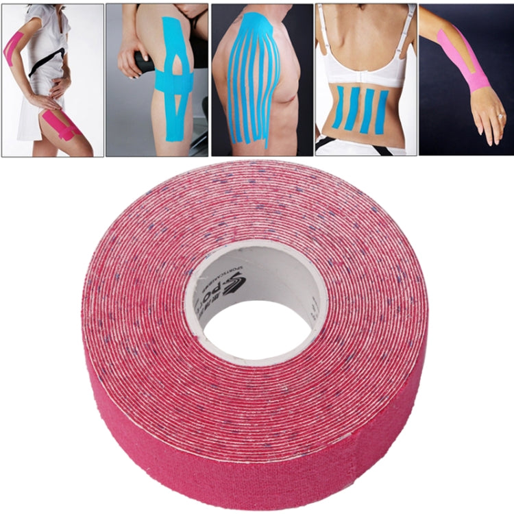 Wasserdichtes Kinesiologie Tape Sport Muskelpflege therapeutisches Verband, Größe: 5m (L) x 2,5cm (W), Größe: 5m x 2,5cm