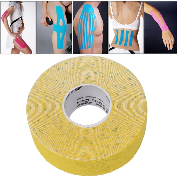 Wasserdichtes Kinesiologie Tape Sport Muskelpflege therapeutisches Verband, Größe: 5m (L) x 2,5cm (W), Größe: 5m x 2,5cm