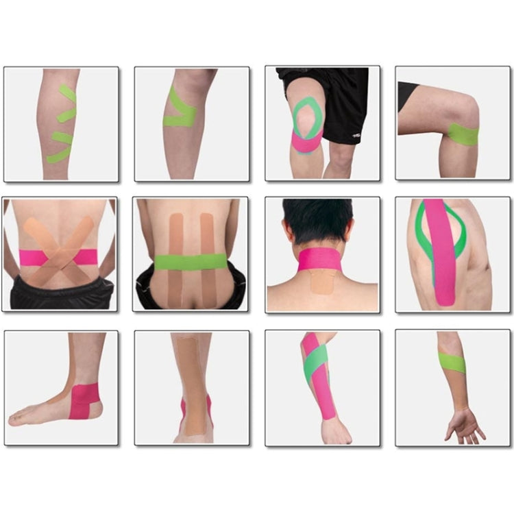 5M wasserdichtes Sporttape Sportmuskeln Pflege Therapeutisches Verband, Breite: 5cm, Größe: 5mx5cm, Größe: 5m x 5cm Lila
